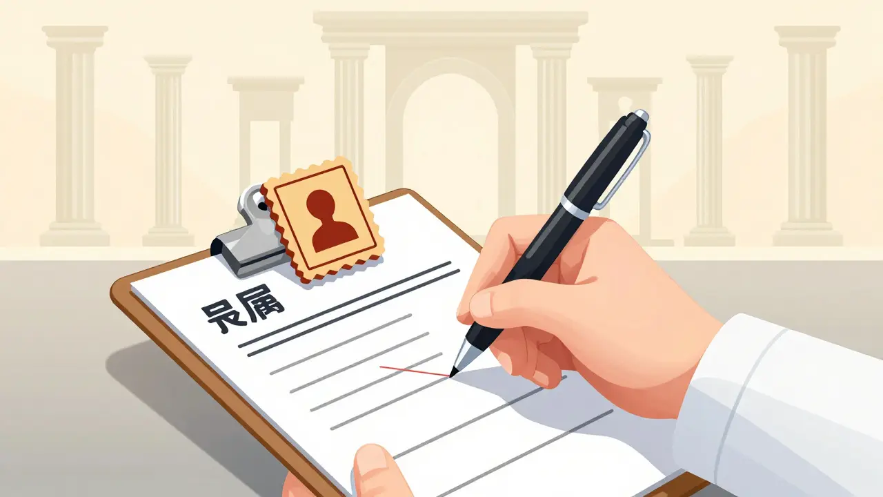 Doctor signing prescription with special notation