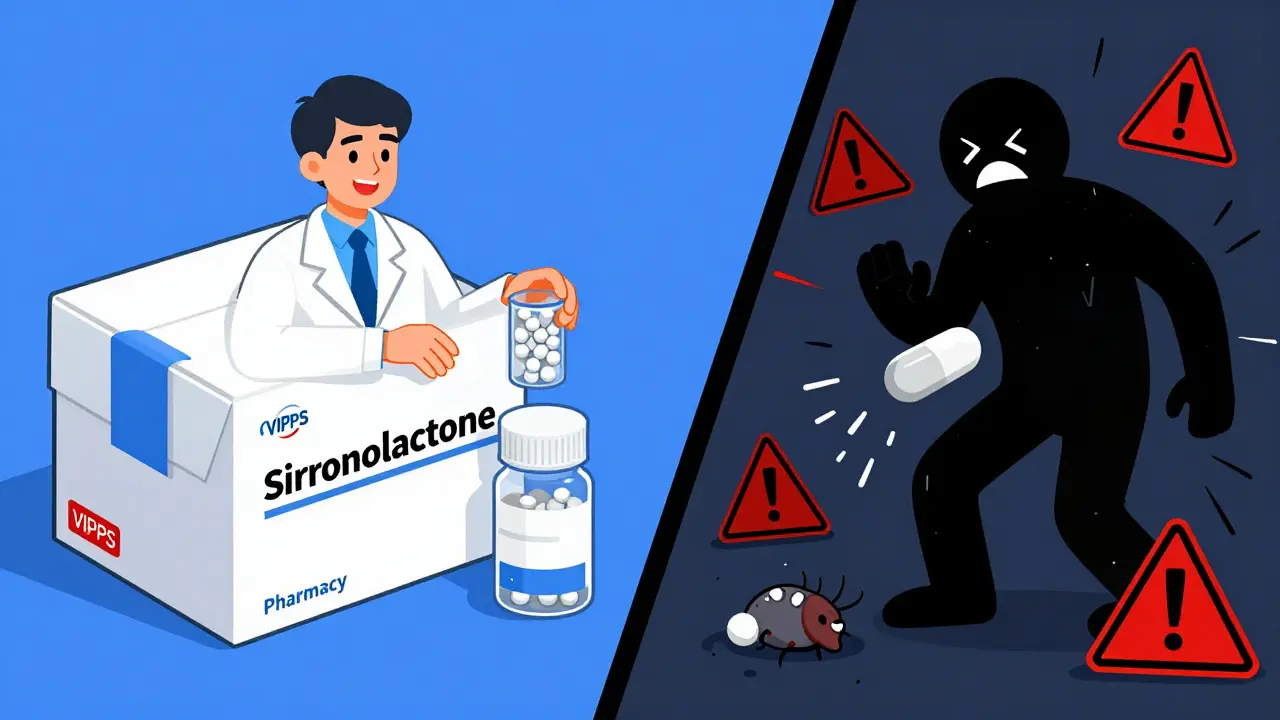Comparison of verified pharmacy vs dangerous fake drug websites